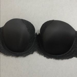VICTORIA SECRET 34DD BLACK DREAM ANGELS STRAPLESS
